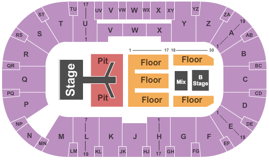 CN Centre Florida Georgia Line Seating Chart